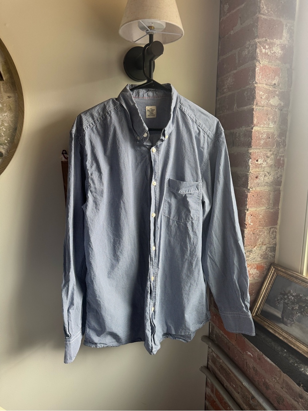 Old Navy Men's Light Blue Button-Down Shirt